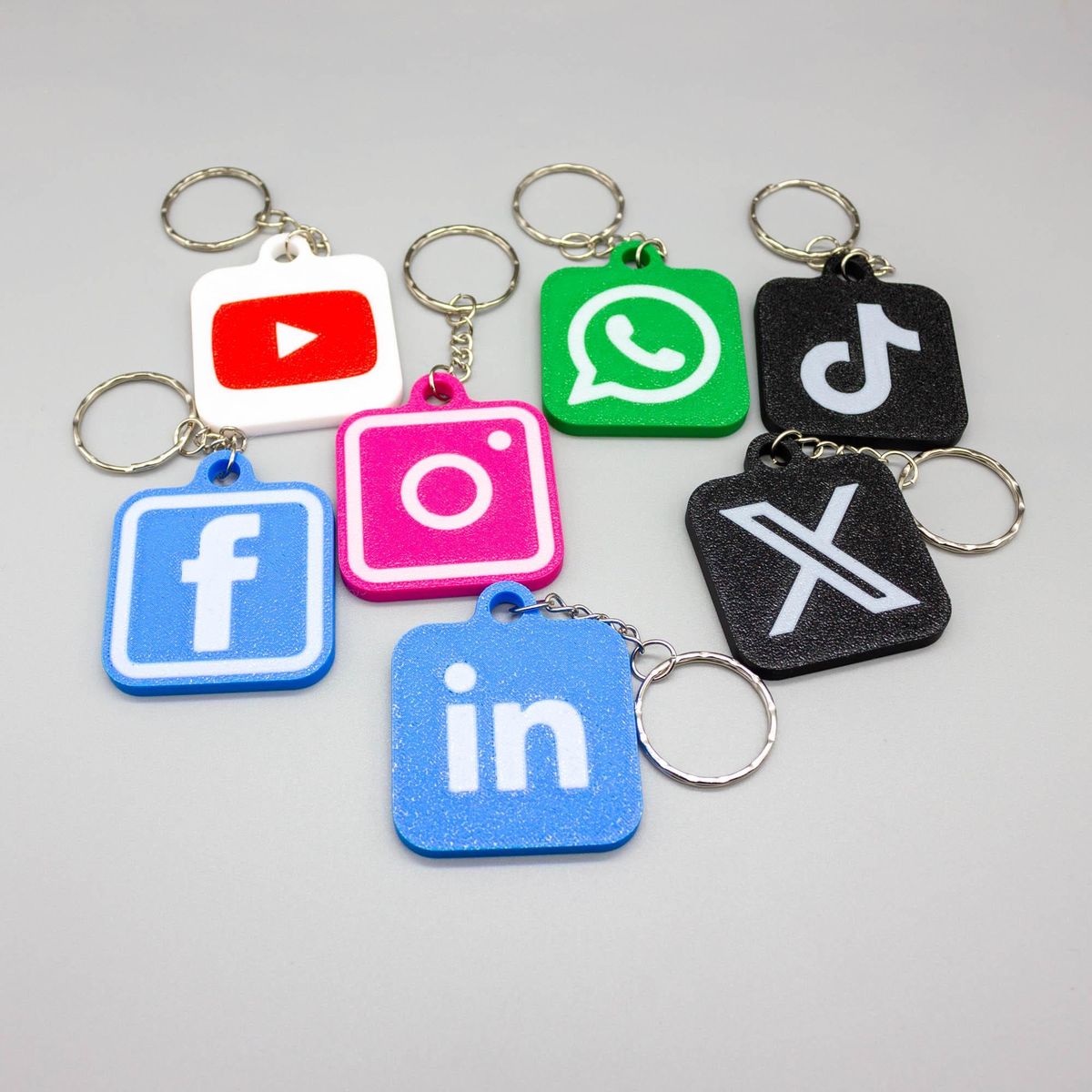 Customizable Silicone Keychain – Perfect for Personal & Corporate Use