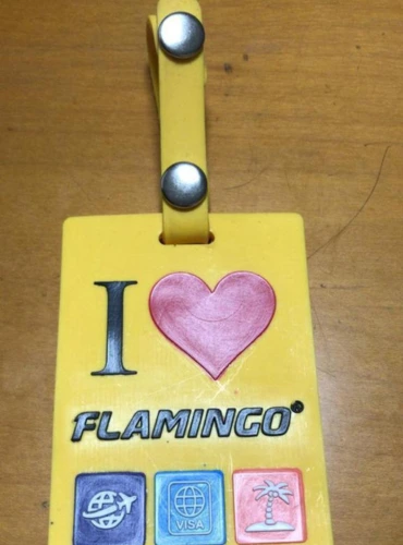I Love Luggage Tag