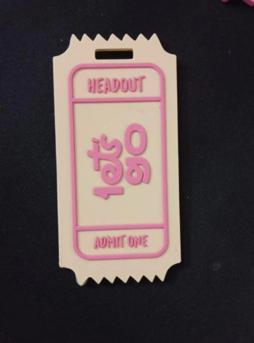 Lets Go Luggage Tag