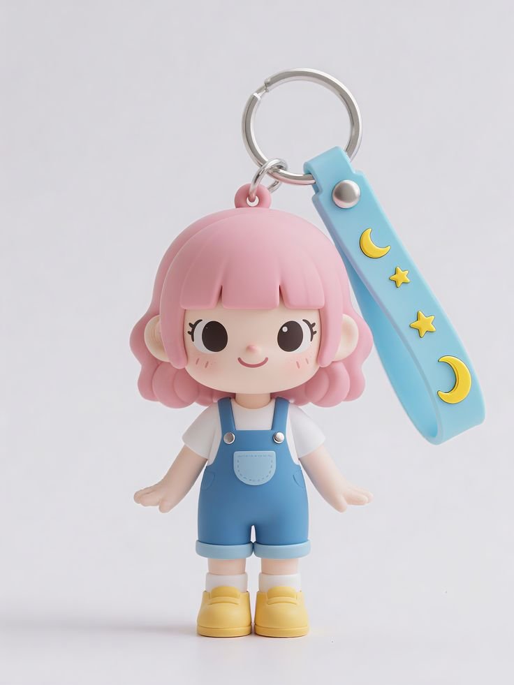 Custom 3d Silicone Keychains