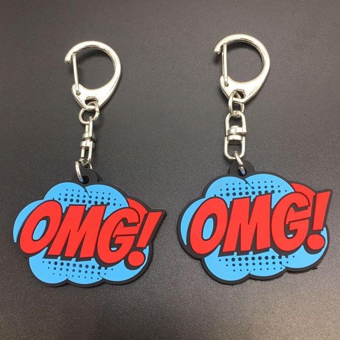 Customized Rubber Silicone Keychain